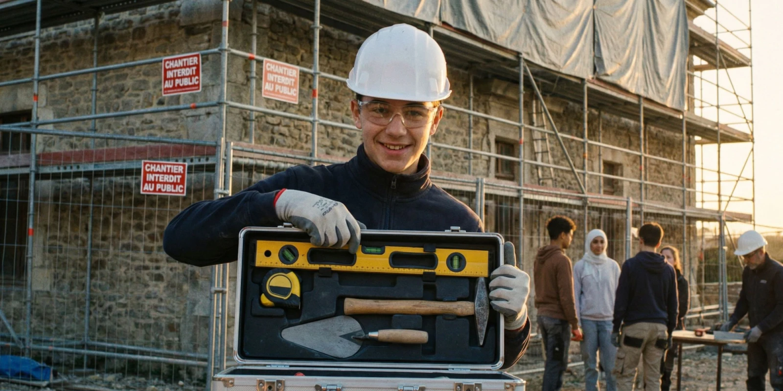 Matériel de Chantier en Bac Pro IPB : Outils et EPI Indispensables Matériel de Chantier en Bac Pro IPB : Outils et EPI Indispensables