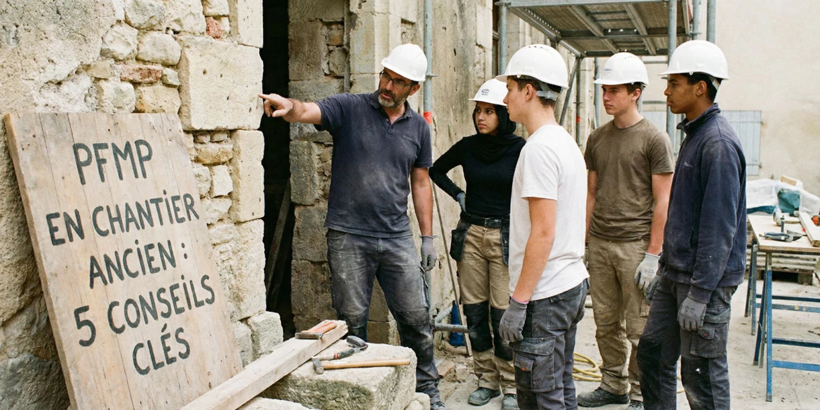 PFMP en Chantier Ancien : 5 Conseils pour Réussir ton Bac Pro IPB